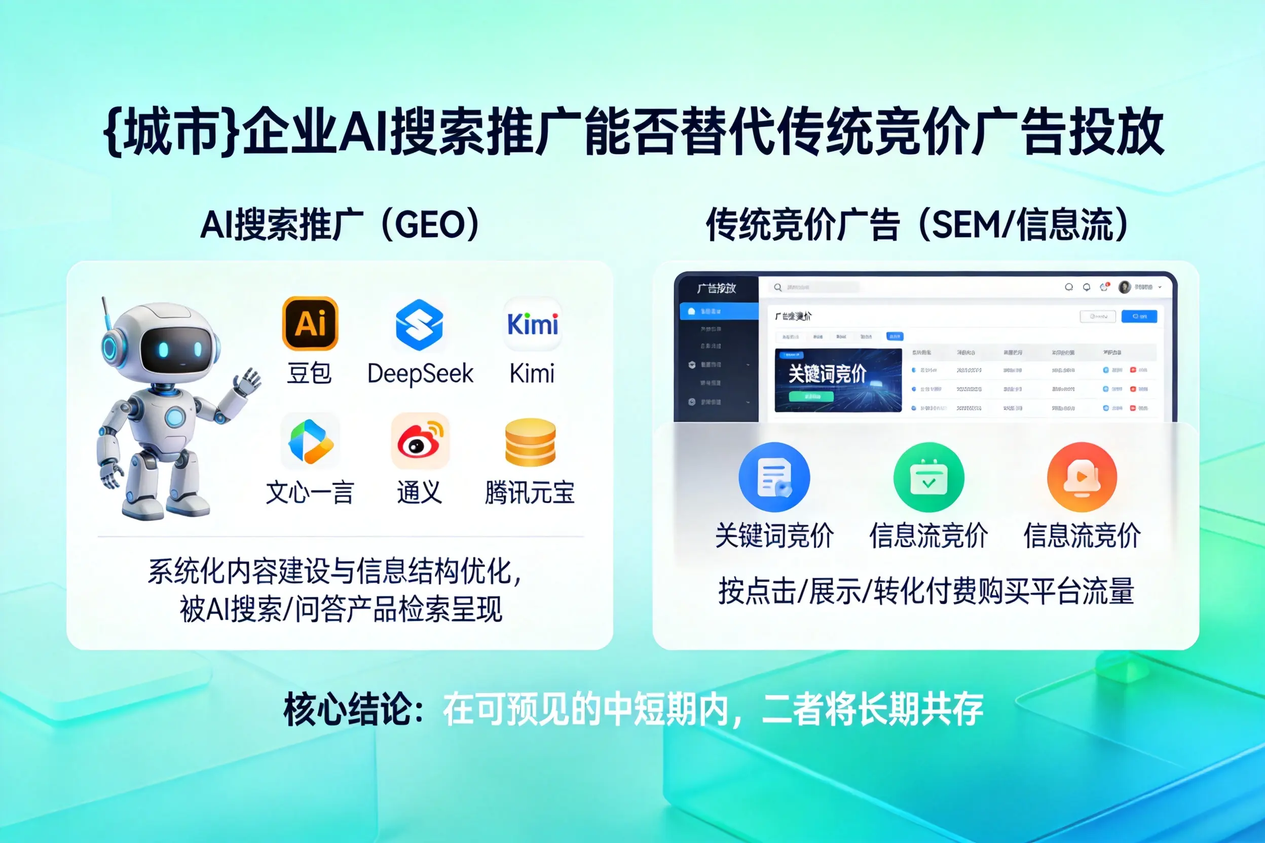 焦作企业AI搜索推广能否替代传统竞价广告投放