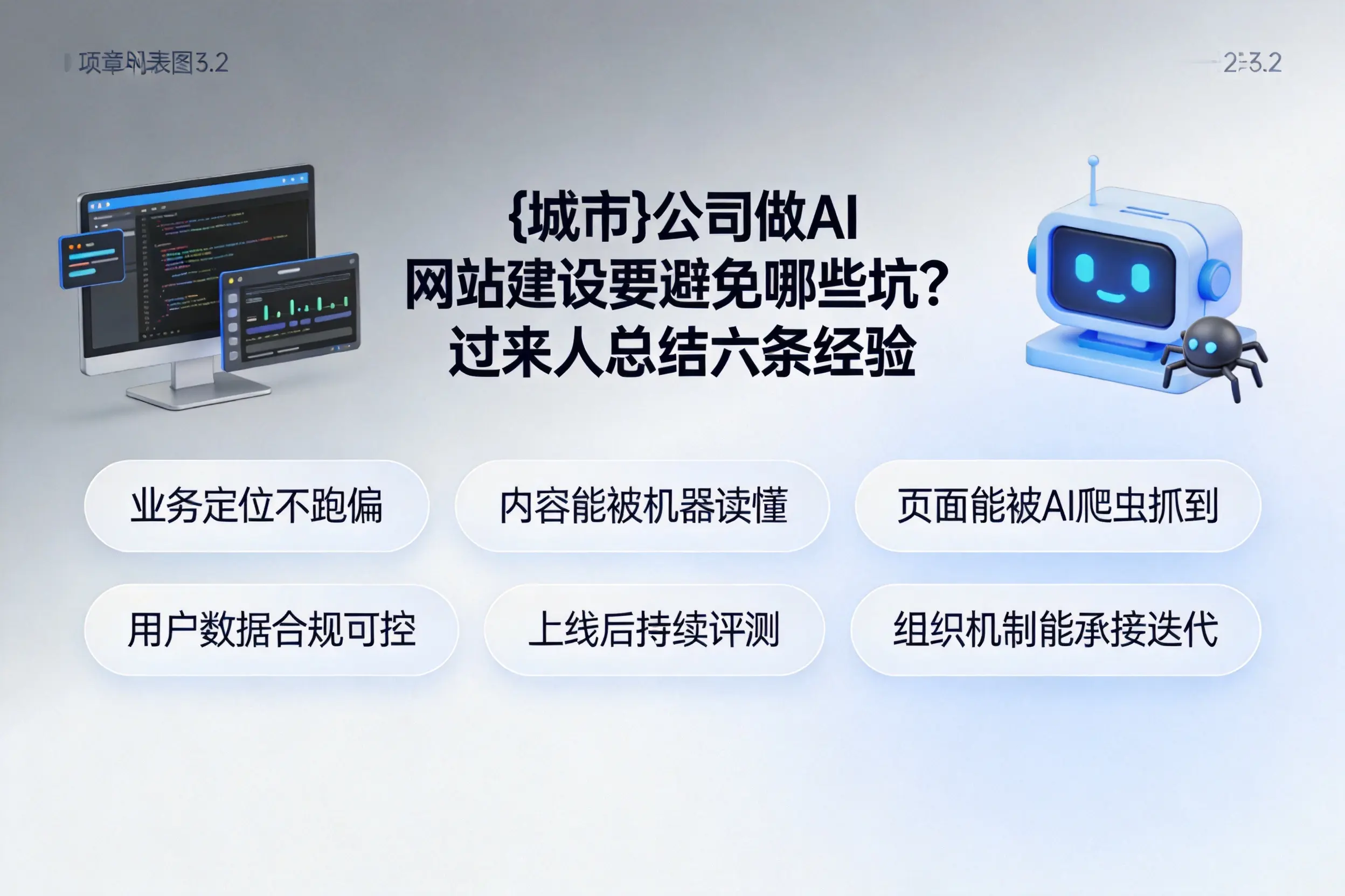 焦作公司做AI网站建设要避免哪些坑?过来人总结六条经验