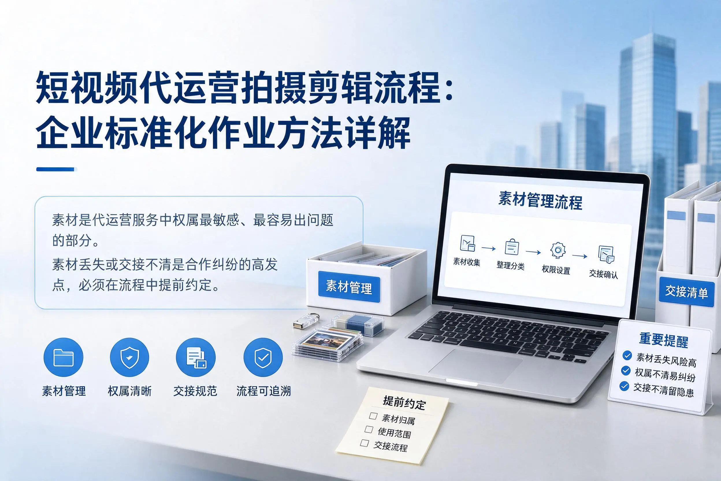 短视频代运营拍摄剪辑流程：焦作企业标准化作业方法详解