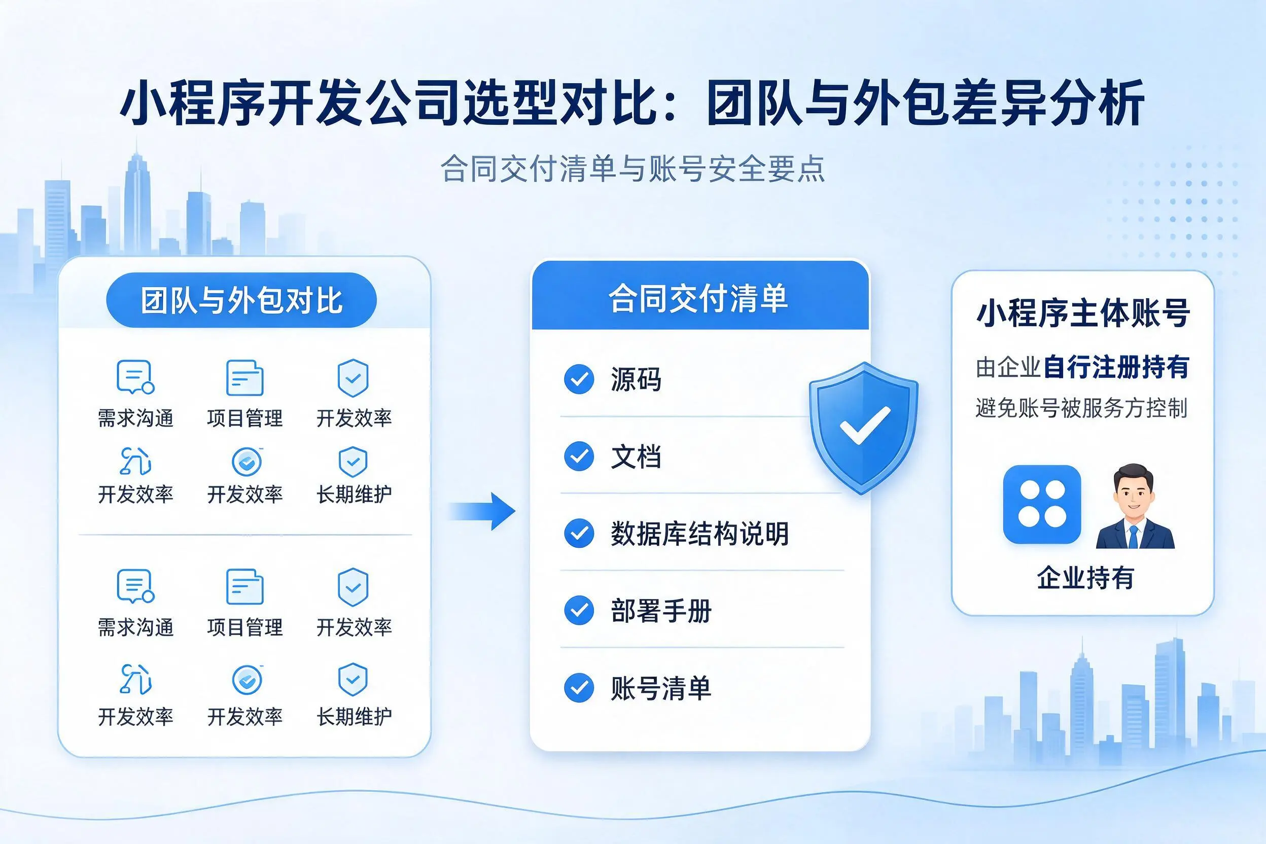 焦作小程序开发公司选型对比:团队与外包差异分析