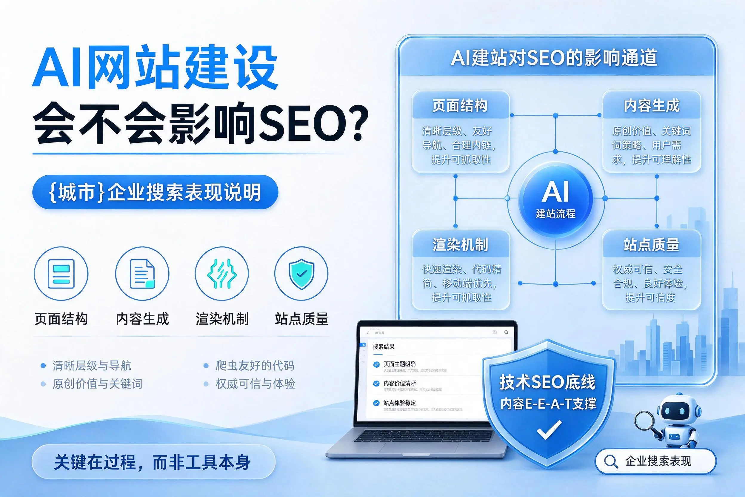 AI网站建设会不会影响SEO？焦作企业搜索表现说明