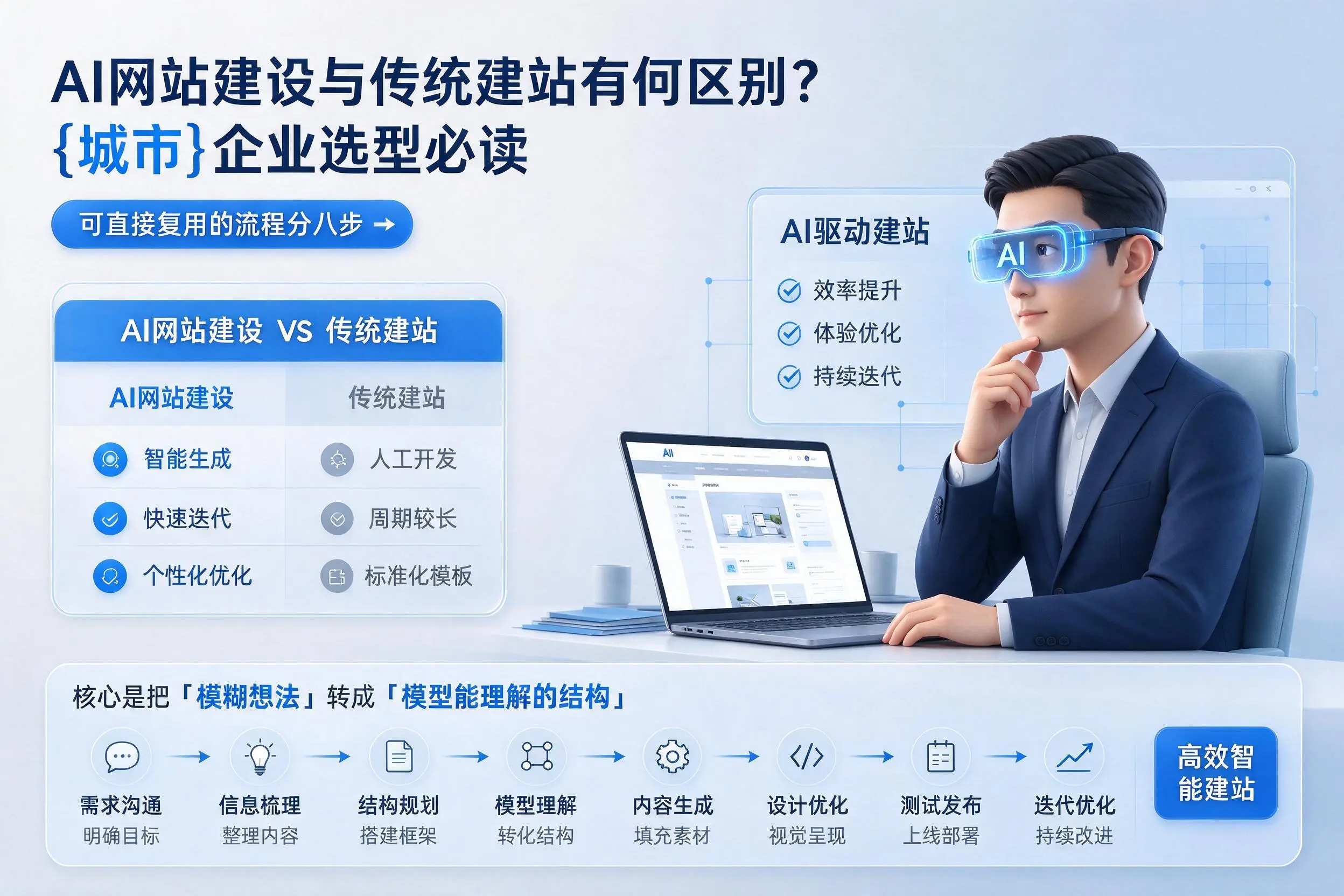 AI网站建设与传统建站有何区别?焦作企业选型必读