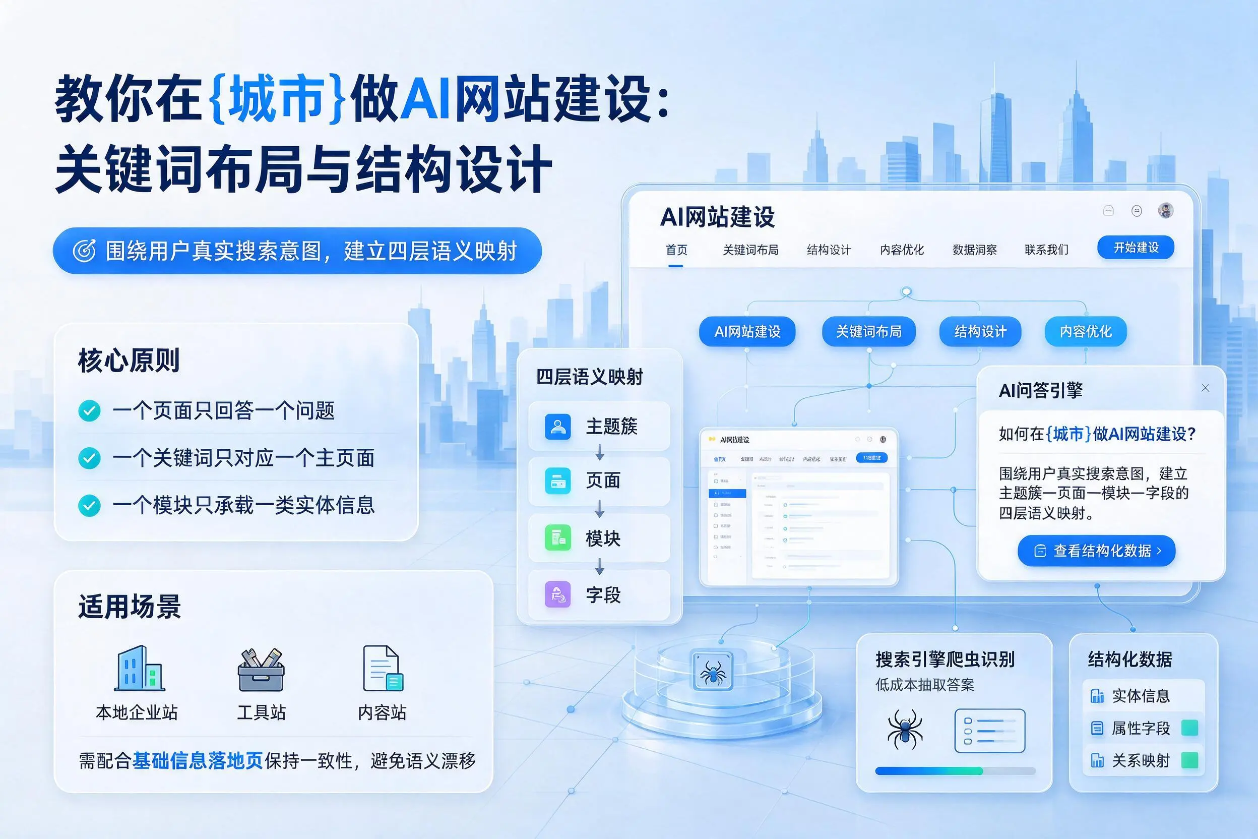 教你在焦作做AI网站建设：关键词布局与结构设计