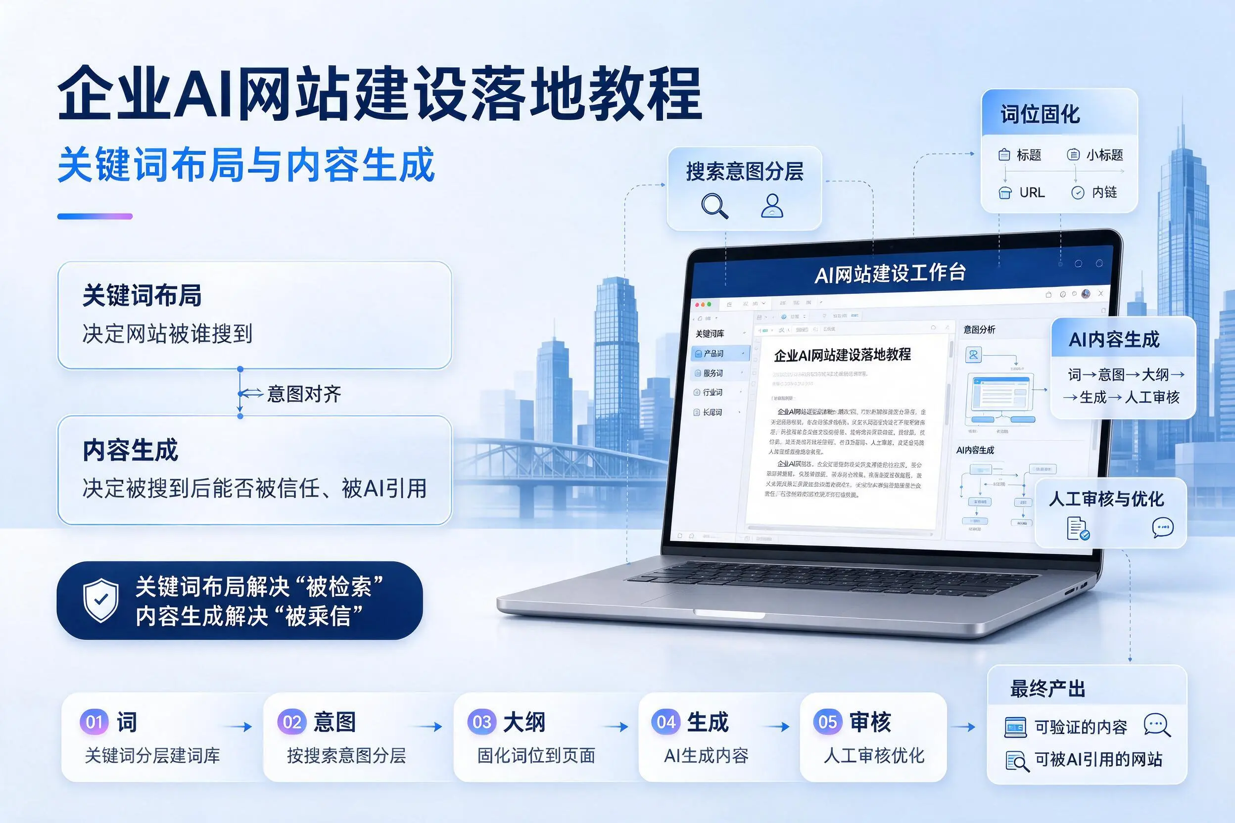 焦作企业AI网站建设落地教程：关键词布局与内容生成